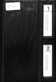 Journal - Ray Barnes Dairy 1994, Barnes, Raymond Frank, 1994