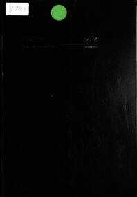Journal - Ray Barnes Dairy - Events of Note Book No 1, Barnes, Raymond Frank, 2020