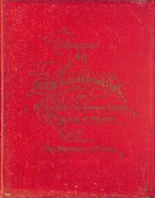 Book - Addresses to H.R.H. The Duke of Cornwall & York and His Excellency the Governor General The Earl of Hopetown from the Municipalities of Victoria, Municipal Association of Victoria, 1901