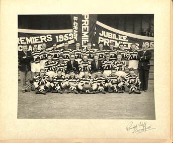 Photograph - Sunshine Football Club 1st U18 1954 Team Photo, 1954