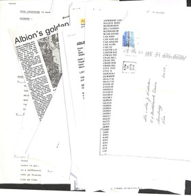 Archive - Albion Tennis Club - John Willaton's Collection