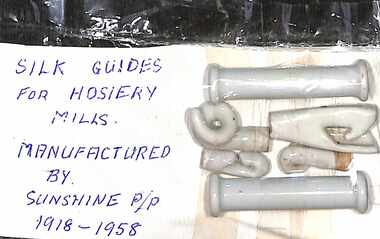 Tool - Sunshine Potteries Silk Hosiery Mill Guides, 1918 - 1958
