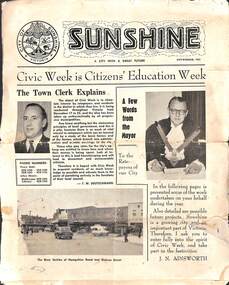 Pamphlet - Sunshine A City With A Great Future, C.G. Carlton Pty Ltd
