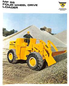 Pamphlet - Massey Ferguson MF55 Four Wheel Drive Loader, Massey Ferguson