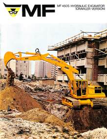 Photograph - Massey Ferguson MF450S Hysraulic Excavator Crawler Version, Massey Ferguson