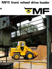 Pamphlet - Massey Ferguson MF11 Front Wheel Drive Loader, Massey Ferguson