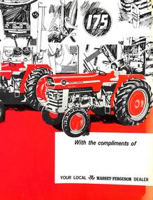 Pamphlet - Massey Ferguson Local Dealer With Compliments Folder, Sunshine Massey Harris
