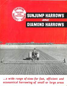 Pamphlet - H.V. McKay Massis Harris Sunjump Harrows And Diamond Harrows, H.V. McKay Massey Harris