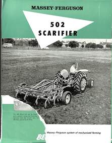 Pamphlet - Massey Ferguson 502 Scarifier, Massey Ferguson