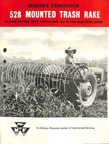 Pamphlet - Massey Ferguson - 528 Mounted Trash Rake Brochure