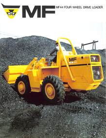 Pamphlet - Massey Ferguson - MF44 Four Wheel Drive Loader Brochure
