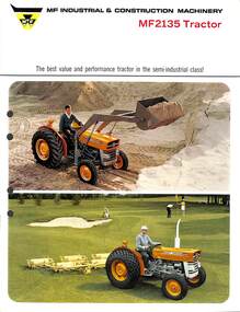 Pamphlet - Massey Ferguson - MF2135 Tractor Brochure