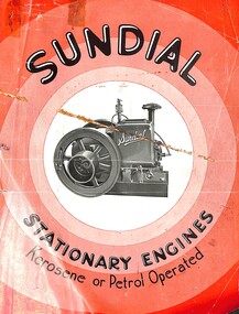 Pamphlet - Sunshine Harvester McKay Massey Harris - Sundial Stationary Engines Kerosene Or Petrol Operated Brochure