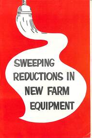 Pamphlet - Massey Ferguson - Sweeping Reductions In New Farm Equipment Brochure