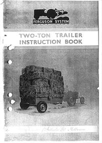 Manual - Ferguson - Two Ton Trailer Instruction Book