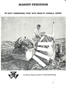 Pamphlet - Massey Ferguson - Scoop With Finger Tip Hydraulic Control Brochure