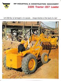 Pamphlet - Massey Ferguson - 2205 Tractor & 207 Loader Brochure