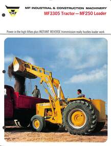 Pamphlet - Massey Ferguson - MF3305 Tractor & MF250 Loader Brochure