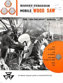 Pamphlet - Massey Ferguson - 520 Wood Saw Brochure