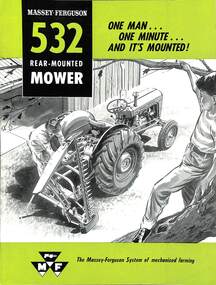 Pamphlet - Massey Ferguson - 532 Rear Mounted Mower Brochure
