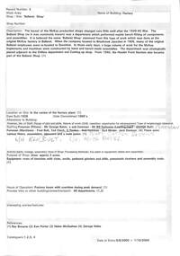 Document - Massey Ferguson Sunshine Factory Building Details & Descriptions