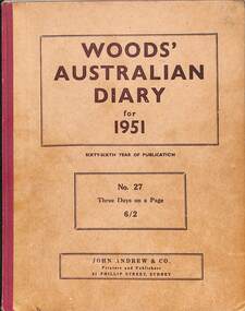 Journal - Farmer's Dairy, John Andrew & Co, 1950