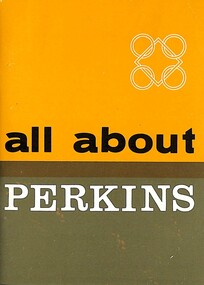 Book - Ken Porter Collection - All About Perkins, Public Relations Division F. Perkins Ltd