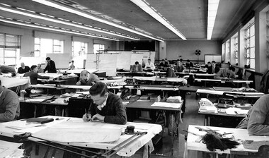 Photograph - Ken Porter Collection - H.V. McKay Massey Harris Engineering Drawing Office Photograph