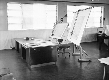 Photograph - Ken Porter Collection - H.V. McKay Massey Harris Engineering Drawing Office Photograph
