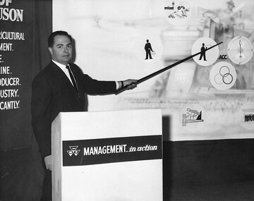 Photograph - Ken Porter Collection - Massey Ferguson Management In Action Presentation Photograph