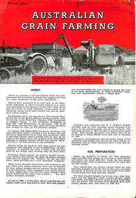 Pamphlet - Ken Porter Collection - Australian Grain Farming 7th Edition