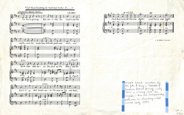 Literary work - Let That Blessing Be Restore To The Music Written By James Burns Gray, James Burns Gray