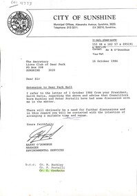 Document - Deer Park Lions Club