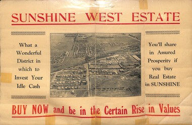 Poster - Sunshine West Estate (Albion) Advertising Poster