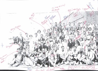 Photograph - Drayton's Pottery Personnel March 1934, 12479