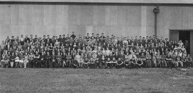 Photograph - Returned servicemen at Sunshine Harvester Works, circa 1919