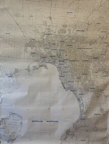 Map - Victoria Metropolitan Municipalities Map, 1987