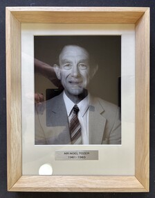 Photograph - Albion Explosive Factory Noel Tozer Site Manager 1981 - 1983 Framed Portrait Photograph, C1982