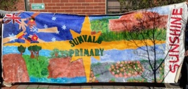 Painting - Sunvale Primary School Friendship Painting