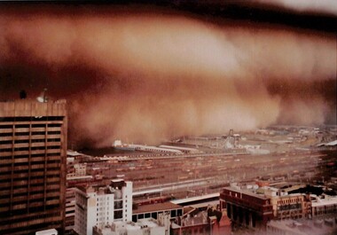 Photograph - Melbourne Dust Storm Photograph, 1983