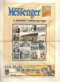 Newspaper - Brimbank Messenger 16th November 1999 - A Journey Through Time, Brimbank Messager, Brimbank Messenger, 16th November 1999