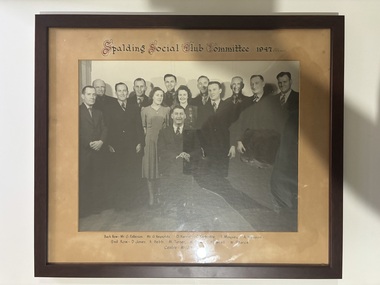 Photograph - A.G. Spaldings Collection - Spaldings Social Club Committee 1947 Photograph