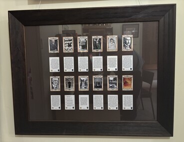 Card - Historic Sunshine Cards Framed Presentation, Brimbank City Council, November, 2010