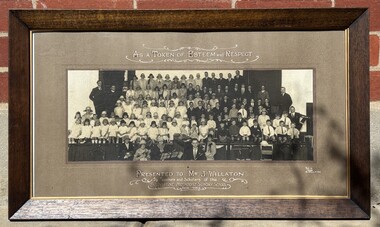 Photograph - Sunshine Methodist Sunday School Framed Photograph, Dange, 1928