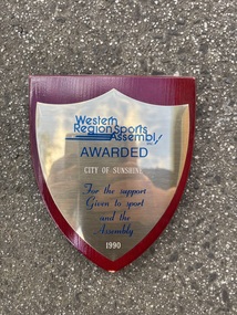 Award - Sunshine City Council Awards