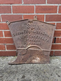 Functional object - H.V. McKay Sun Fertilizer Drill Grain Box End
