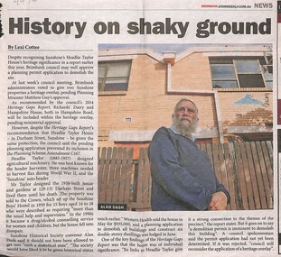 Article - Headlie Taylor's House 129 - 131 Durham Road Sunshine, Lexi Cottee, 2nd September 2014