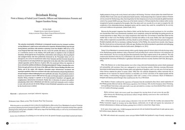 Document - Brimbank Rising, Tony Smith, 2018