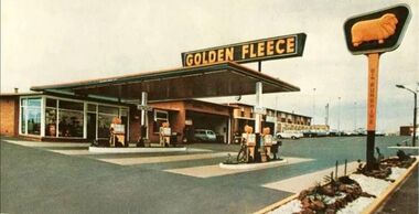 Photograph - Sunshine Road Tottenham - Golden Fleece Service Station Photograph