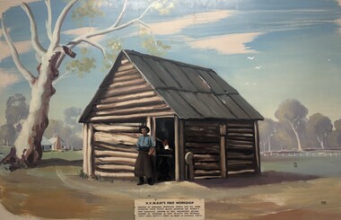 Painting - H.V. McKay First Workshop Painting, n.d